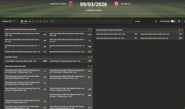 Image showing corners and card markets on Afropari.